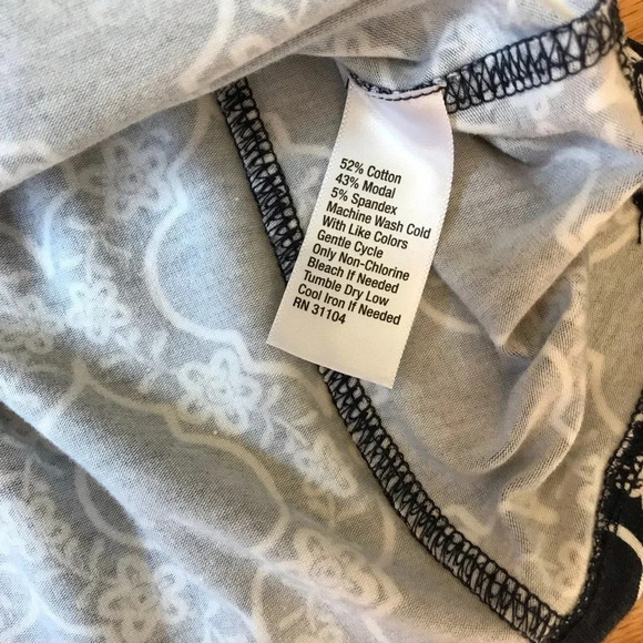 Crown & Ivy Blue & Cream Lightweight Dress NEW W/Tags - Picture 5 of 13